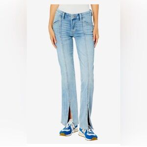 7 For All Mankind Light Wash Kimmie Straight